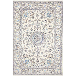Rug Nain Kashmar Persia 196x300 Ivory Blue