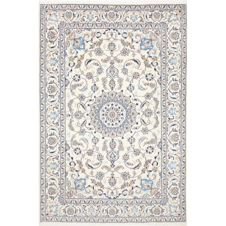 Rug Nain Kashmar Persia 196x300 Ivory Blue