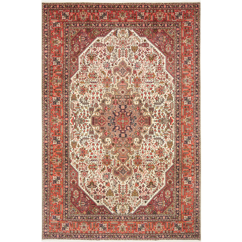 Tabriz 200x300 Cm Tabriz Persia Hand-carded Wool (cotton
