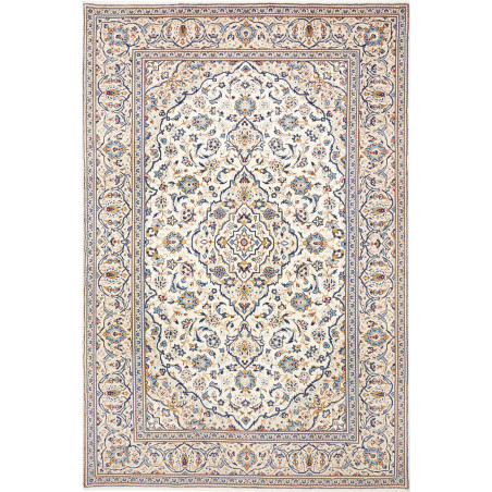 Kashan 196x295 Cm Kashan, Persia, Hand-carded Wool (cotton