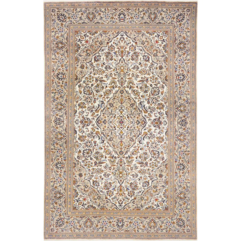 Kashan 192x305 Cm Kashan, Persia, Hand-carded Wool (warp: