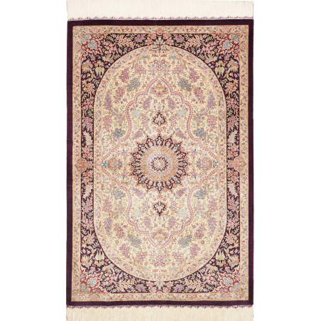 Ghom Silk 79x122 Cm Ghom Silk Persia 100% Silk Hand-knotted