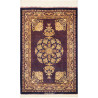 Rug Ghom Silk Persia 61x90 Deep Navy Gold