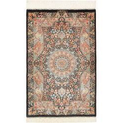 Rug Ghom Silk Persia 58x90 Dark Multicolor