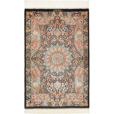 Rug Ghom Silk Persia 58x90 Dark Multicolor