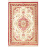 Rug Ghom Silk Persia 60x87 Cream Red