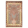 Rug Ghom Silk Persia 60x92 Burgundy Brown Pale