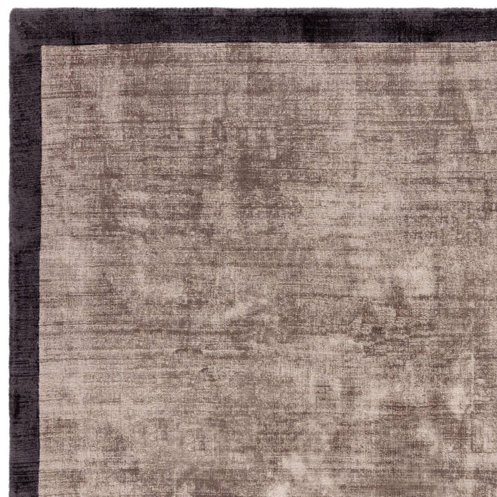 Rug Blade Border geometric dark grey light grey