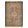 Rug Ghom Silk Persia 62x90 Black Pink