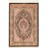 Rug Ghom Silk Persia 79x120 Black Pink