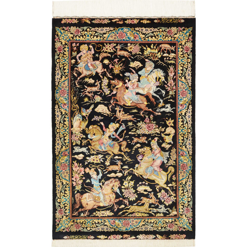 Ghom Silk 81x124 Cm Ghom Silk, Persia, 100% Silk,