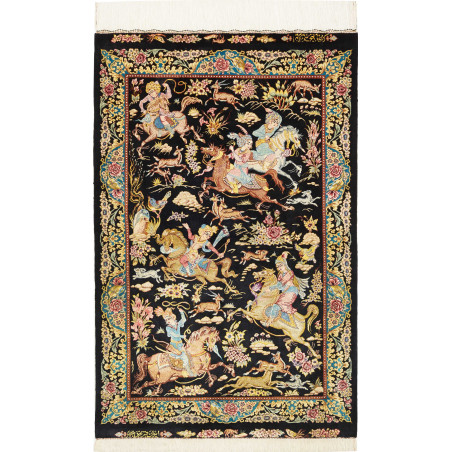 Ghom Silk 81x124 Cm Ghom Silk, Persia, 100% Silk,