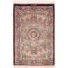 Rug Ghom Silk Persia 81x123 Deep Aubergine Sky