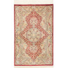 Rug Ghom Silk Persia 74x118 Burgundy Red Cream