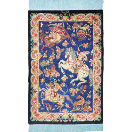 Ghom Silk 57x87 Cm Ghom Silk Persia 100% Silk