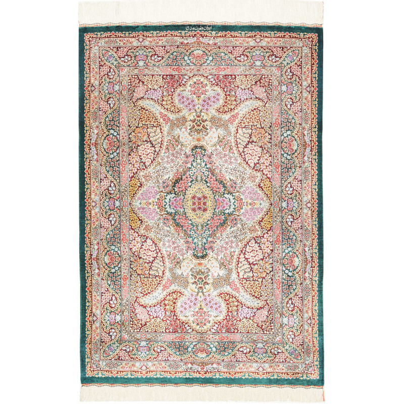 Ghom Silk 80x119 Cm Ghom Silk, Persia, 100% Silk,