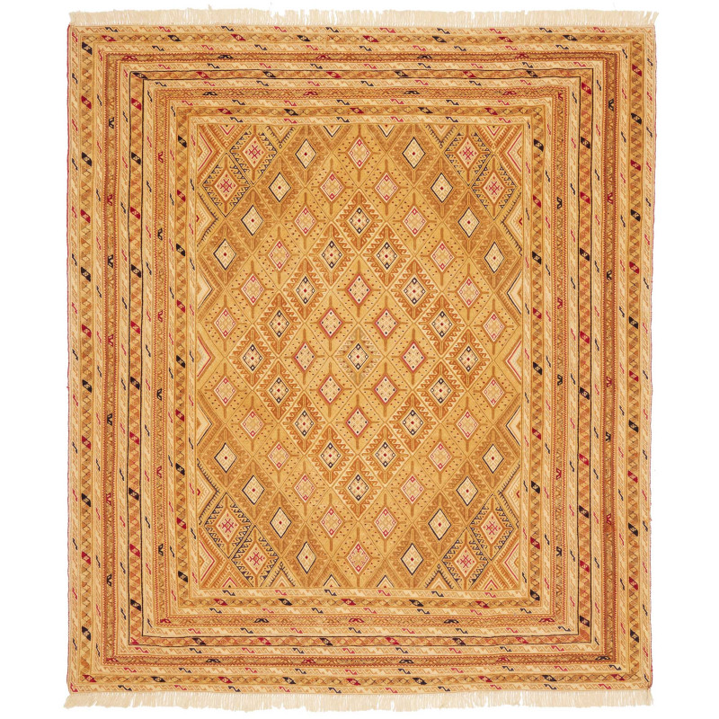 Nakhunak 185x213 Cm Nakhunak, Pakistan, Hand-carded Wool