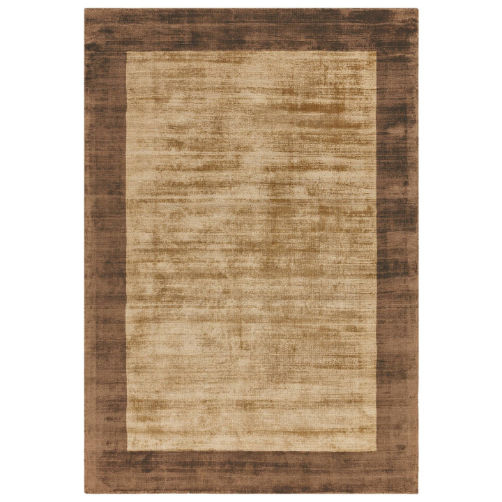 Rug Blade Border geometric brown beige 200x290 c