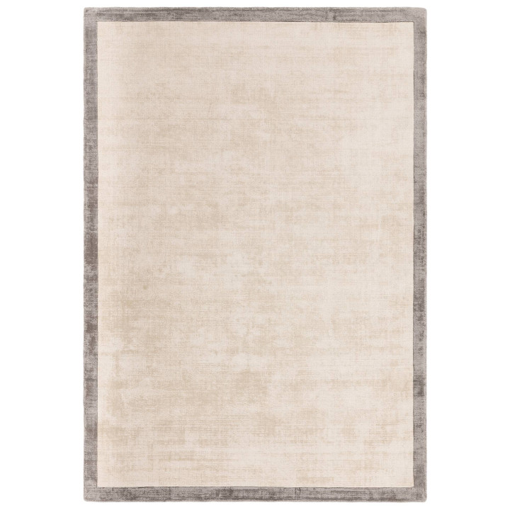 Rug Blade Border geometric grey beige 160x230 cm