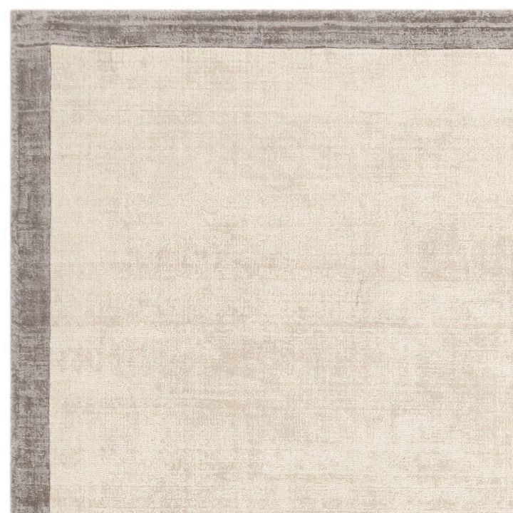 Rug Blade Border geometric grey beige 160x230 cm