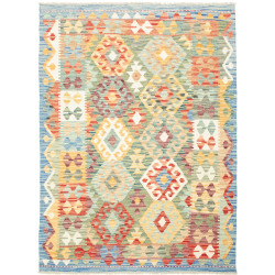 Kilim 128x175 Cm Kilim Afghanistan Hand-carded Wool (warp: