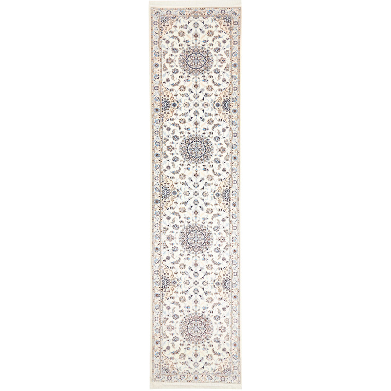 Nain 6la 85x400 Cm Nain 6la Persia Hand-carded Wool And Silk