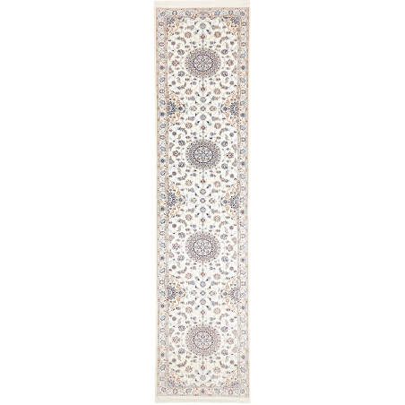 Nain 6la 85x400 Cm Nain 6la Persia Hand-carded Wool And Silk