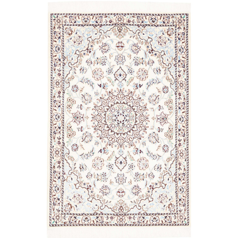 Nain 9la 81x125 Cm Nain 9la, Persia, Hand-carded Wool And
