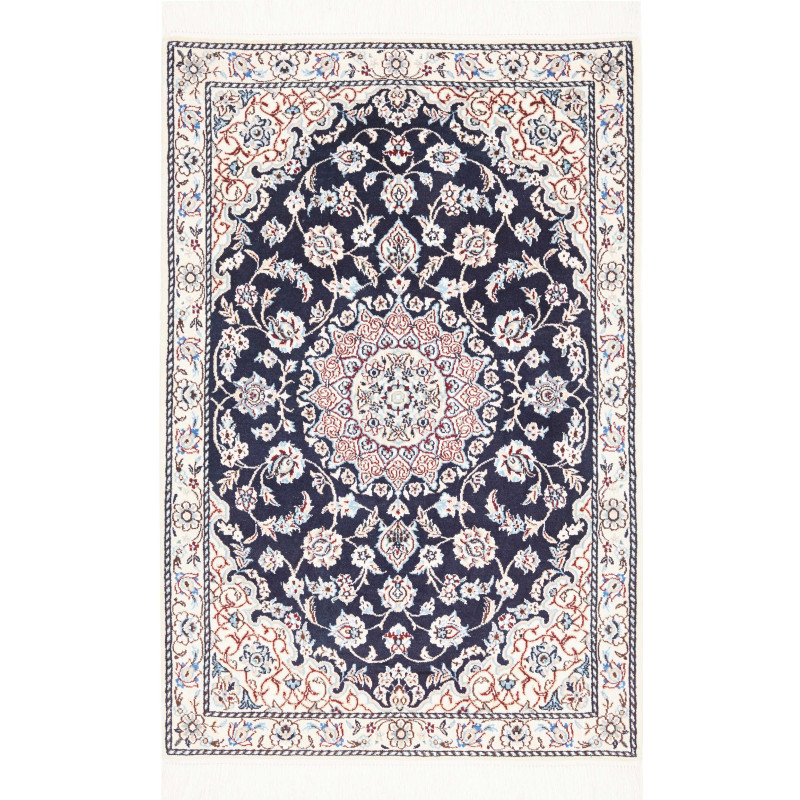 Nain 9la 81x120 Cm Nain 9la Persia Hand-carded Wool, Silk,