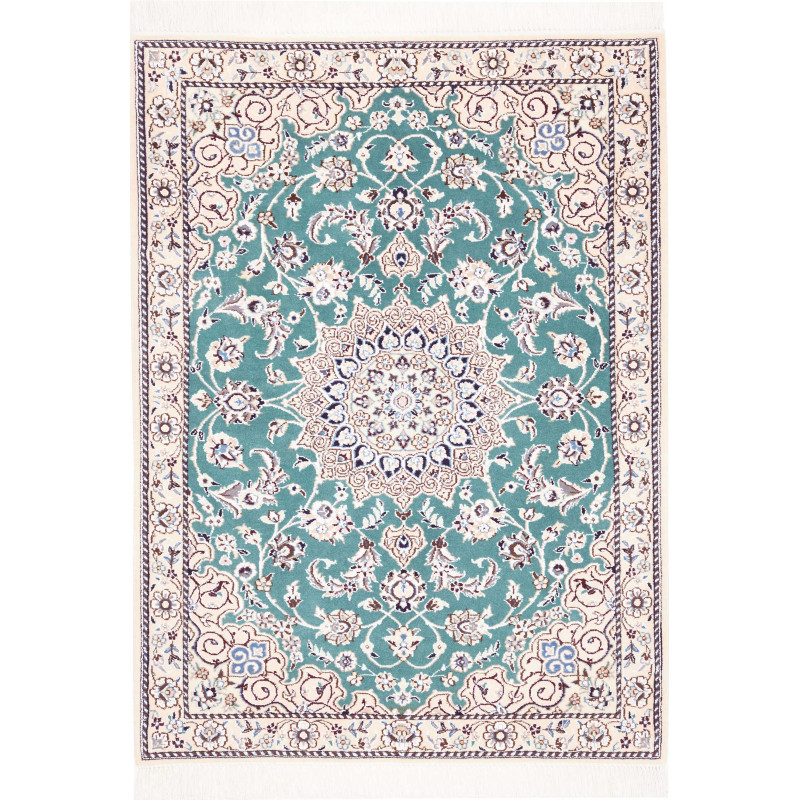 Nain 9la 90x127 Cm Nain 9la, Persia, Hand-carded Wool And