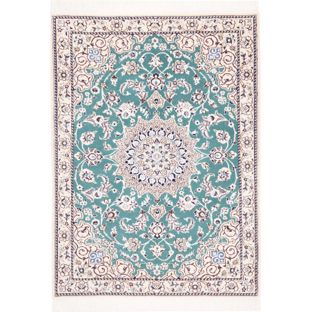 Nain 9la 90x127 Cm Nain 9la, Persia, Hand-carded Wool And