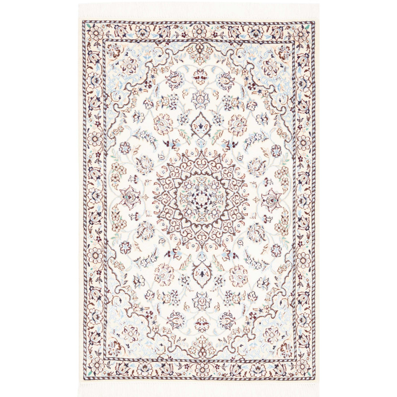 Nain 9la 80x124 Cm Nain 9la, Persia, Hand-carded Wool And