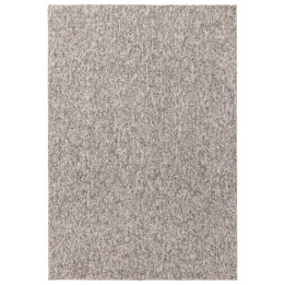 Rug Boden plain grey taupe beige 120x170 cm