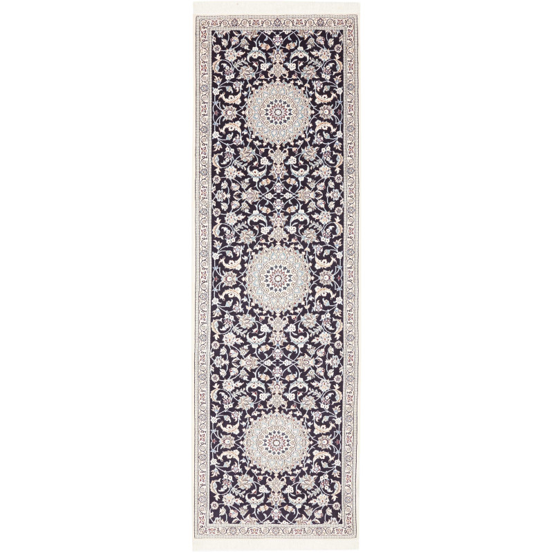 Nain 9la 92x294 Cm Nain 9la, Persia, Hand-carded Wool And