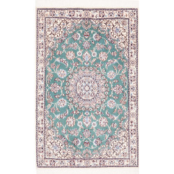 Nain 9la 81x127 Cm Nain 9la Persia Hand-carded Wool And Silk