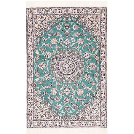 Nain 9la 80x120 Cm Nain 9la, Persia, Hand-carded Wool And
