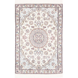 Nain 9la 82x120 Cm Nain 9la Persia Hand-carded Wool And Silk