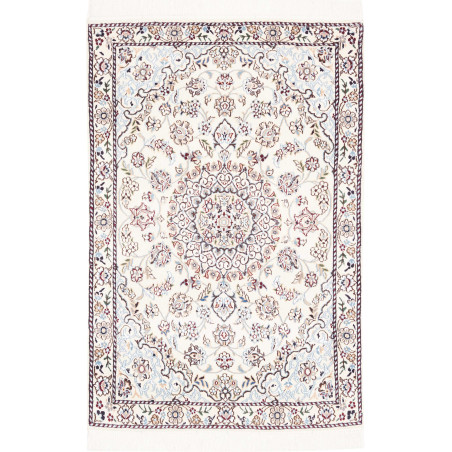 Nain 9la 82x120 Cm Nain 9la Persia Hand-carded Wool And Silk