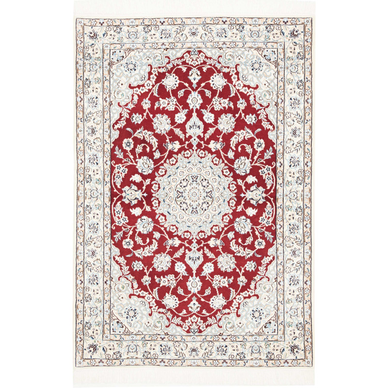Nain 9la 102x148 Cm Nain 9la, Persia, Hand-carded Wool And