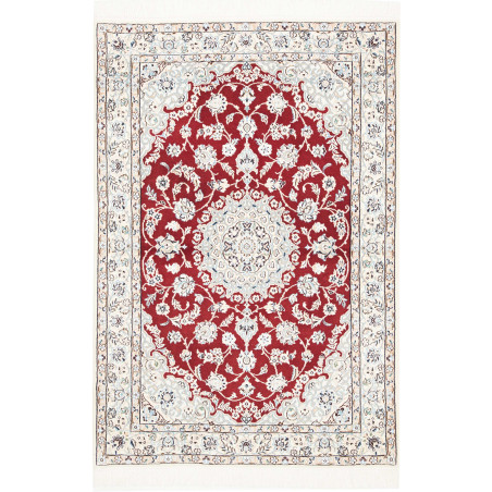 Nain 9la 102x148 Cm Nain 9la, Persia, Hand-carded Wool And