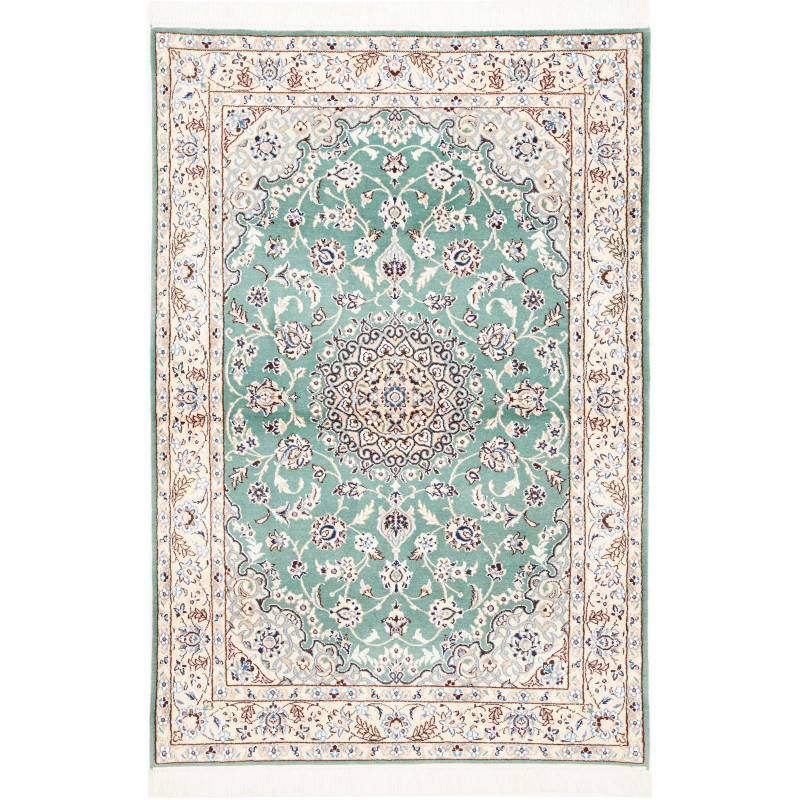 Nain 9la 100x147 Cm Nain 9la, Persia, Hand-carded Wool And