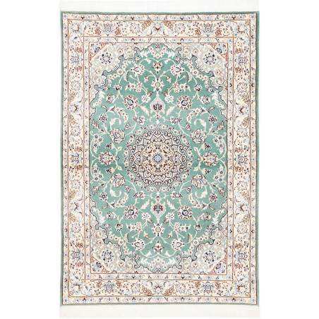 Nain 9la 100x147 Cm Nain 9la, Persia, Hand-carded Wool And