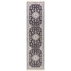 Nain 9la 70x288 Cm Nain 9la, Persia, Hand-carded Wool And