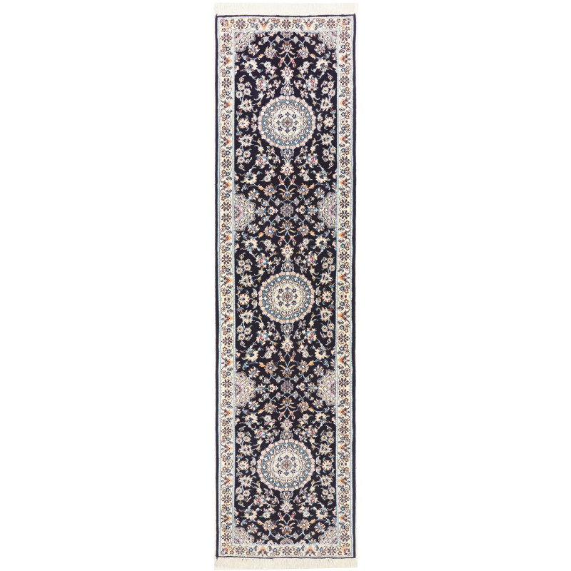 Nain 9la 70x288 Cm Nain 9la, Persia, Hand-carded Wool And
