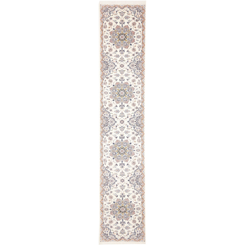 Nain 9la 69x386 Cm Nain 9la, Persia, Hand-carded Wool And
