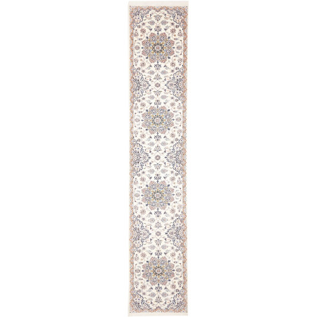 Nain 9la 69x386 Cm Nain 9la, Persia, Hand-carded Wool And