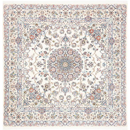 Nain 9la 202x200 Cm Nain 9la Persia, Hand-carded Wool And