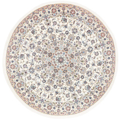 Nain 9la 200x200 Cm Nain 9la, Persia, Hand-carded Wool And
