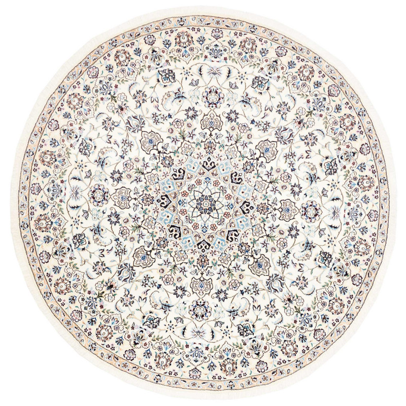 Nain 9la 200x200 Cm Nain 9la Persia Hand-carded Wool And