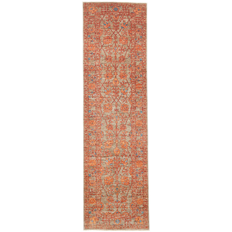 Rug Ziegler Fine Pakistan 82x290 Grey Orange